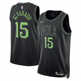 Dres New Orleans Pelicans Jose Alvarado Nike 2023-24 City Edition Plava Swingman